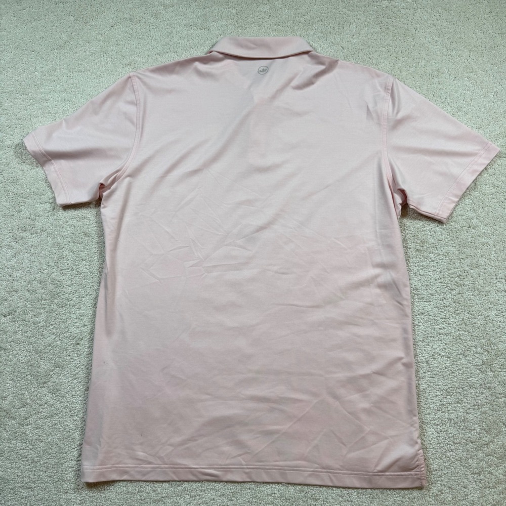 Peter Millar Polo Shirt Mens Large Pink Crown Crafted Performance Spandex - Picture 3 of 8